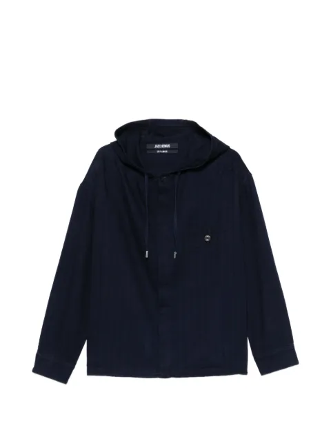Jacquemus hooded chest-pocket shirt