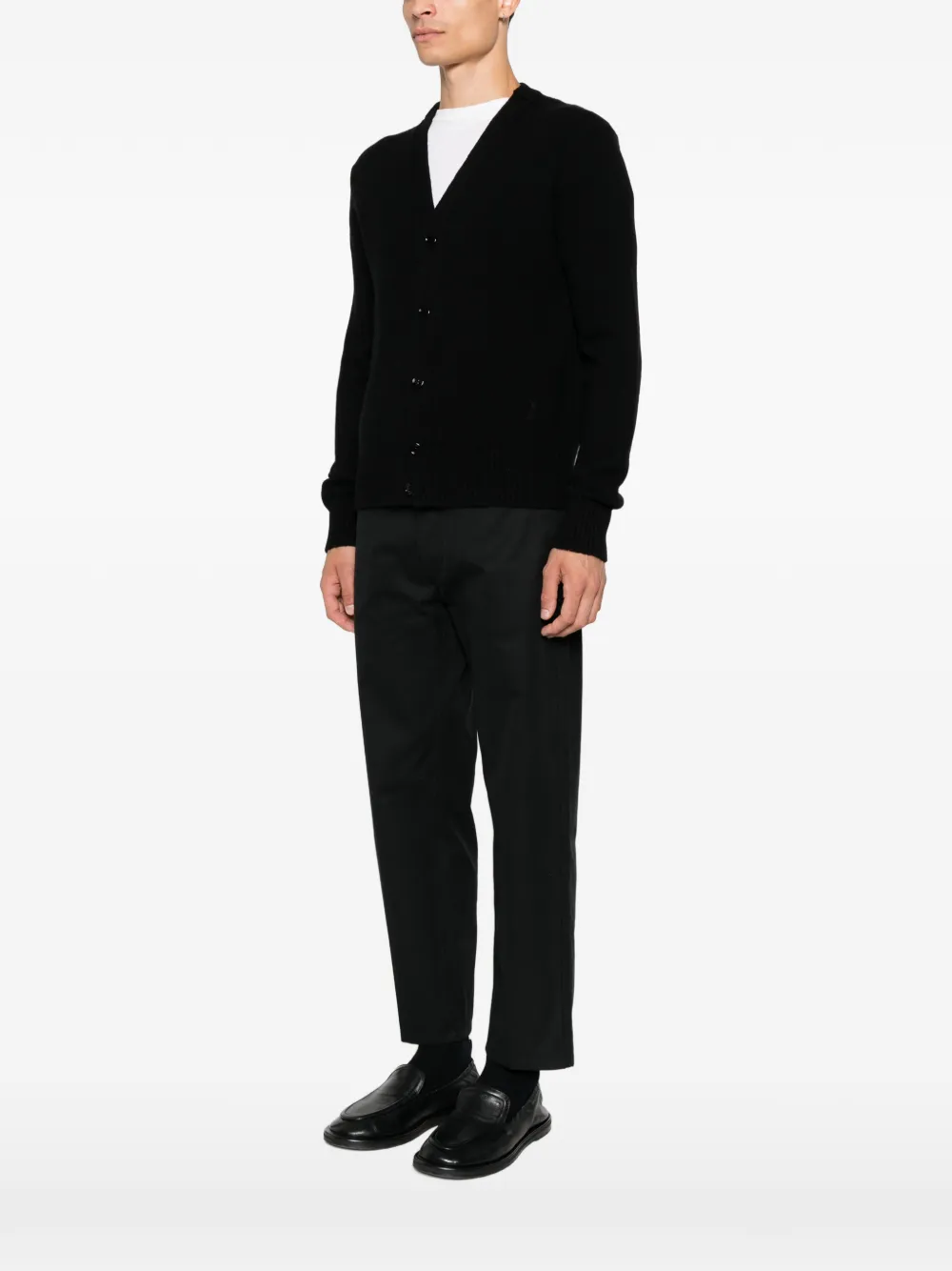 AMI Paris Ami de Coeur vest Zwart