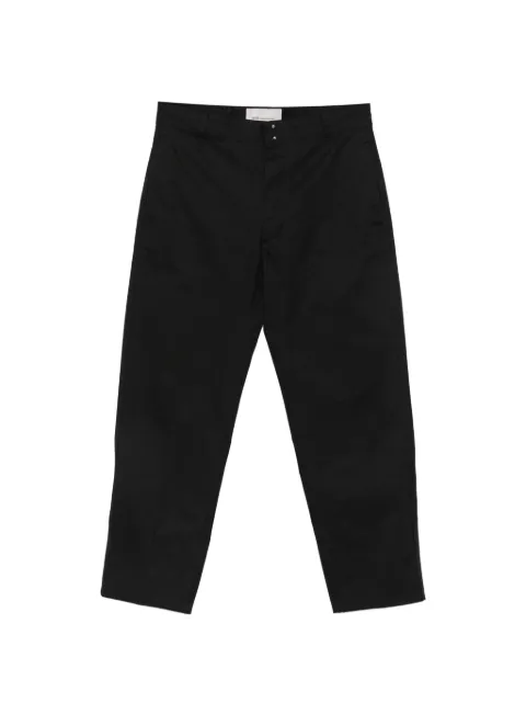 AMI Paris pantalones rectos con parche del logo