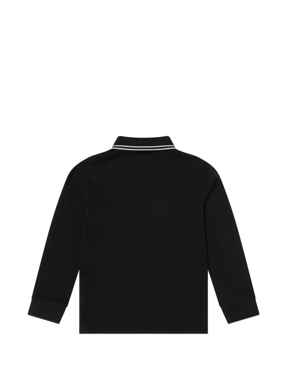 Stone Island Junior Poloshirt met logopatch Zwart