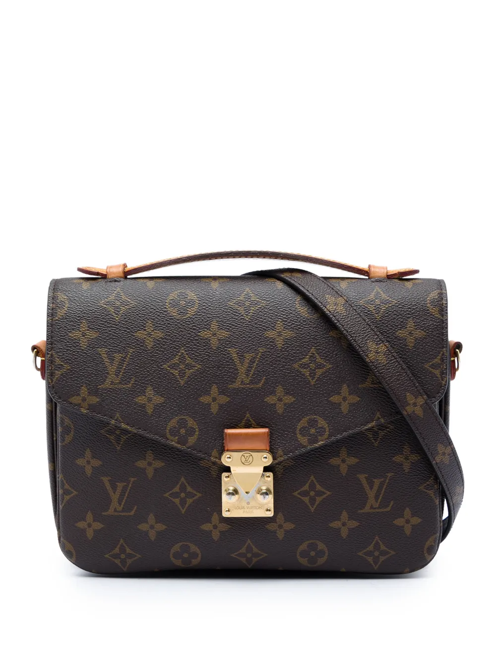 Louis Vuitton Pre-Owned 2021 Monogram Pochette Metis satchel - Brown