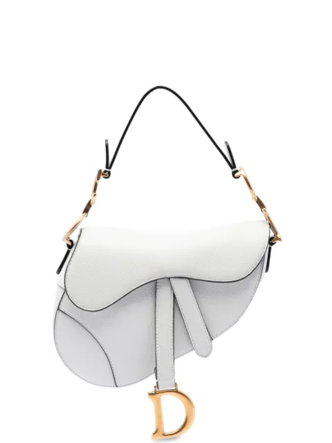 Christian Dior Pre-Owned 2020 Mini Grained Calfskin Saddle Bag satchel