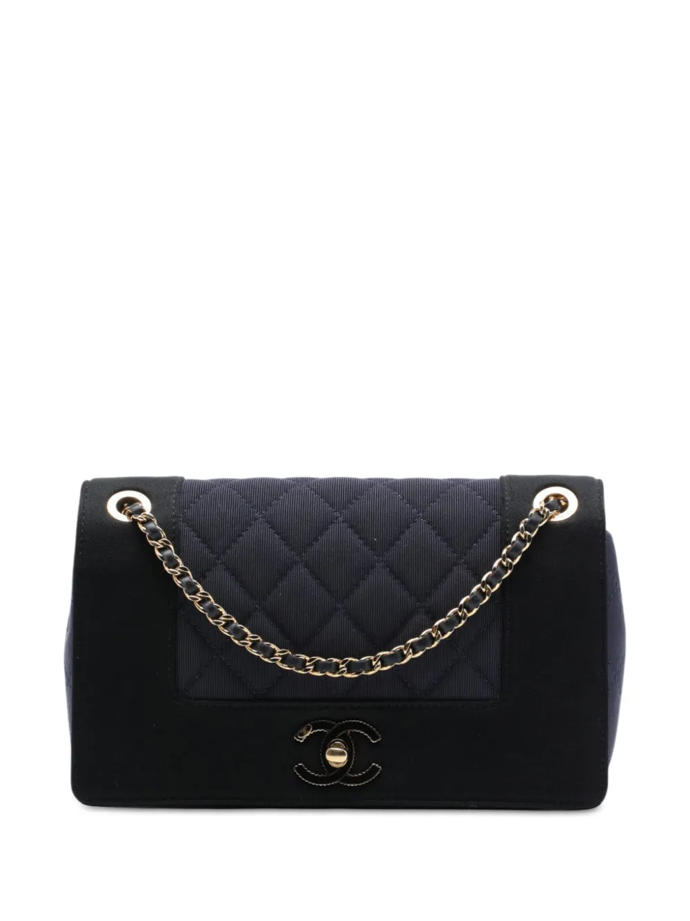 CHANEL Pre-Owned Borsa a spalla Mademoiselle piccola bicolore 2015-2016 - Blu