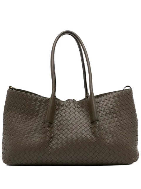Bottega Veneta Pre-Owned 2012-2026 Large Calfskin Intrecciato Pinacoteca tote bag