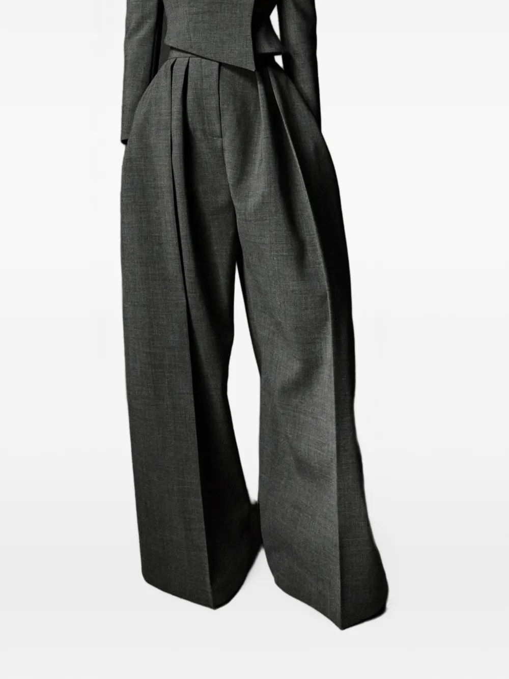 A.W.A.K.E. Mode Geplooide pantalon Grijs