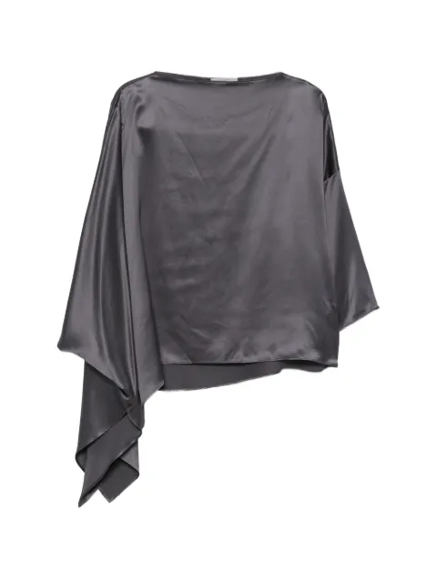 Dusan asymmetric satin top