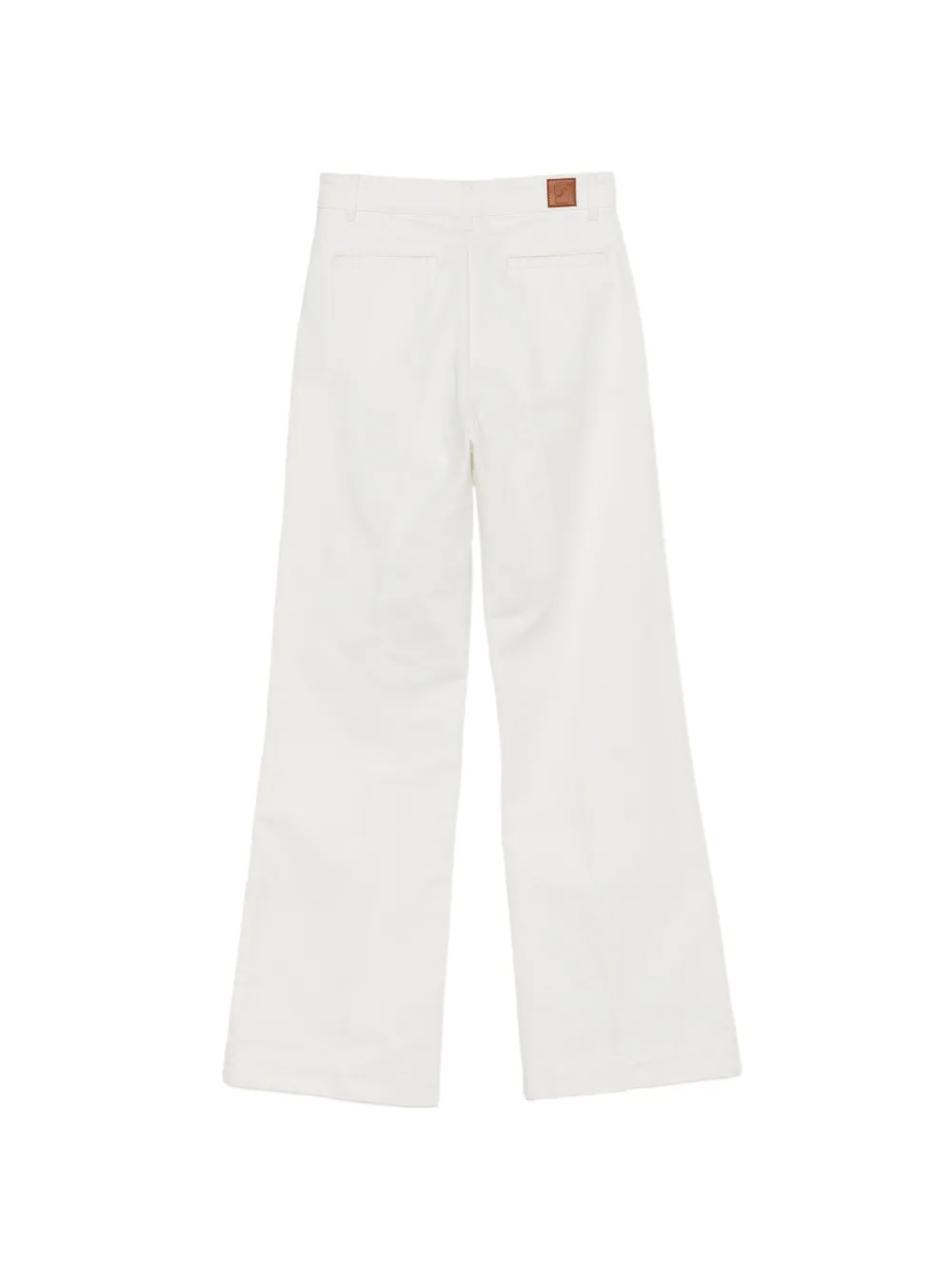 Soeur California jeans met wijde pijpen Wit