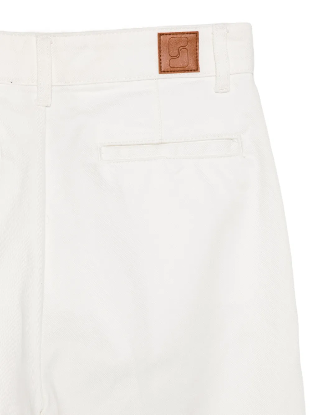 Soeur California jeans met wijde pijpen Wit