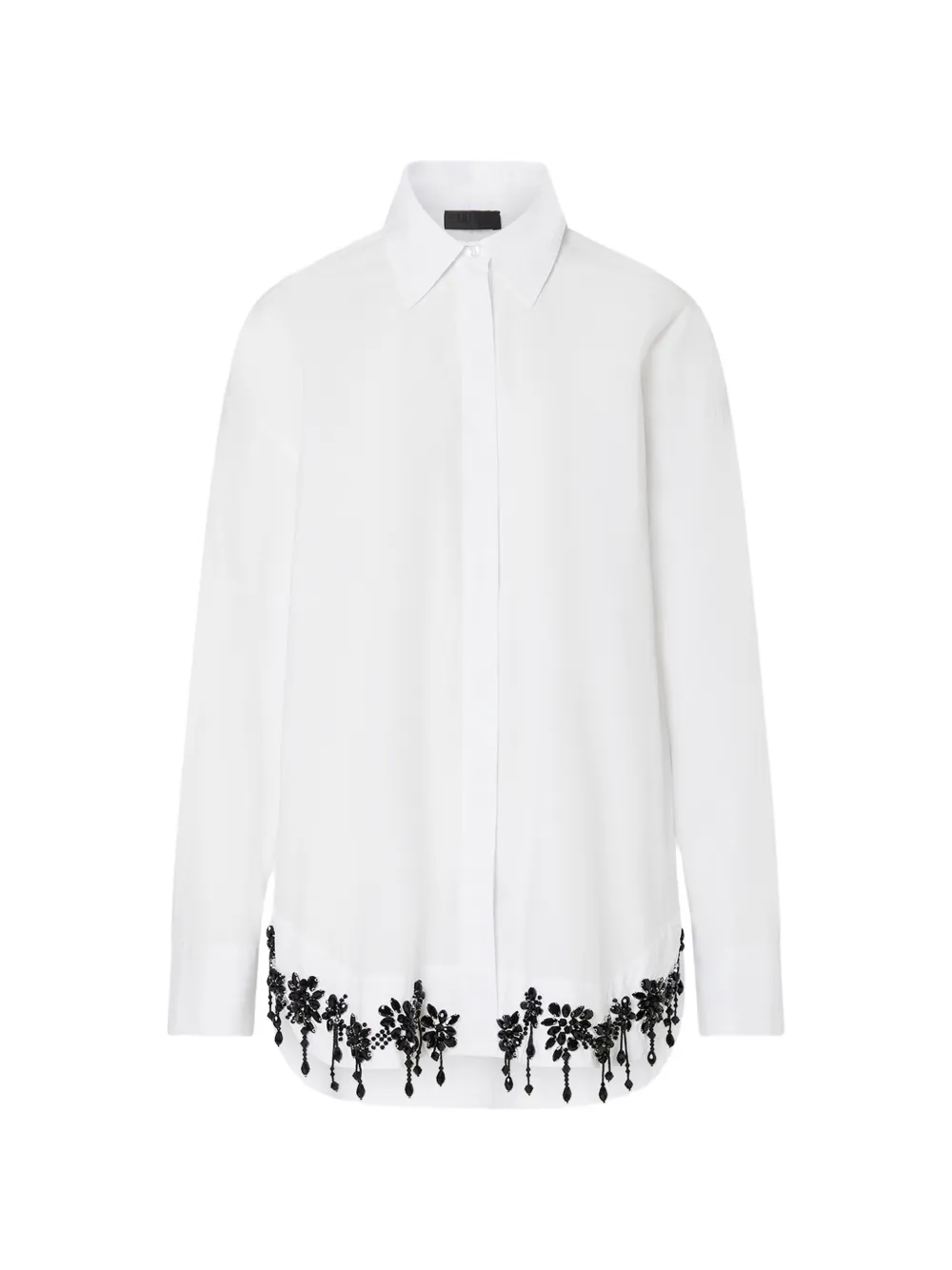 LIU JO Popeline blouse met borduurwerk Wit
