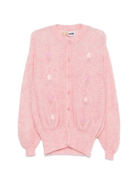Magliano Cormagliano flower-embroidered cardigan
