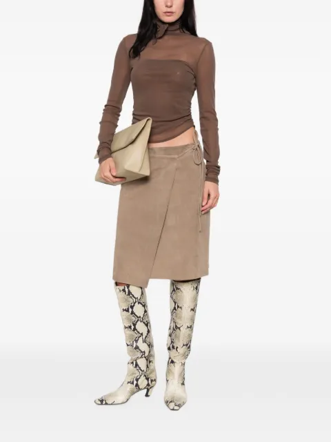 LEMAIRE Ballerina Foulard transparent-effect top