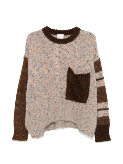 Alysi jersey Fantasy Wool en contraste