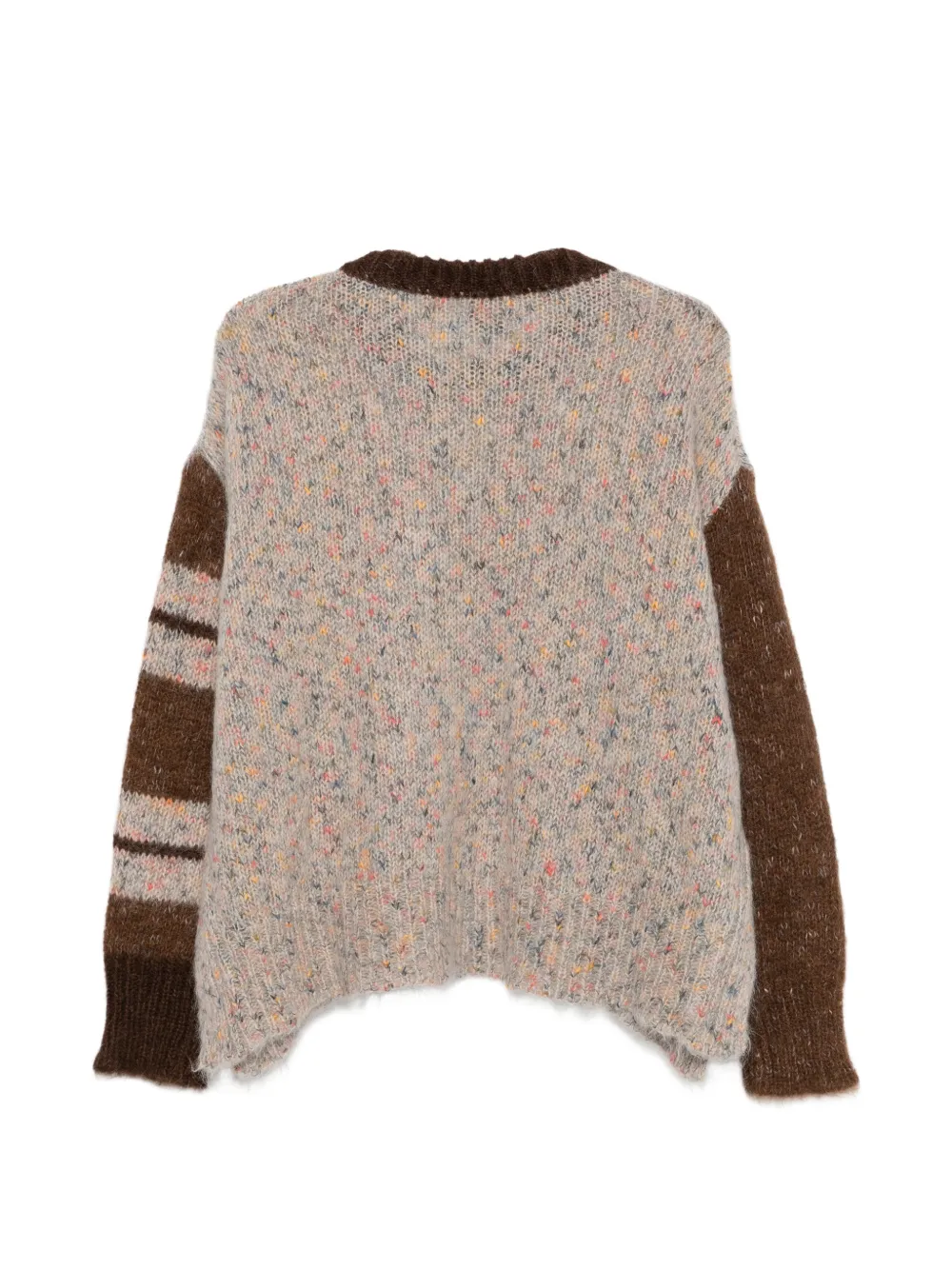Alysi Fantasy Contrasti wollen trui Beige