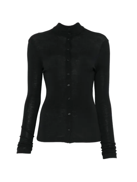 Alysi button-up turtleneck sweater