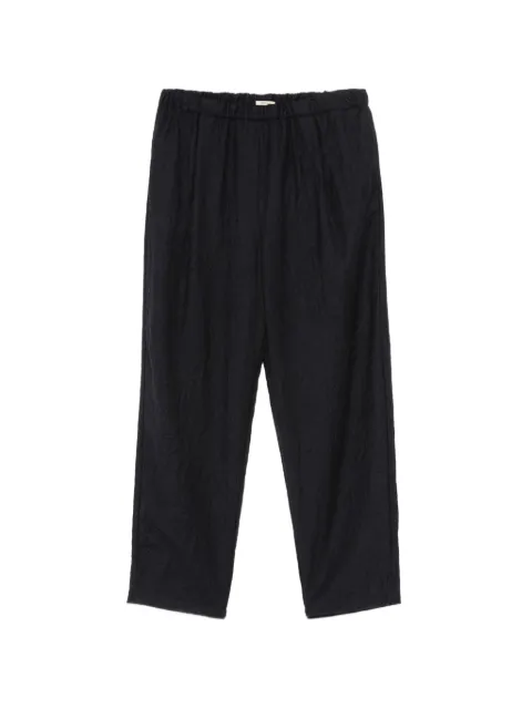 Apuntob elasticated-waist crinkled trousers