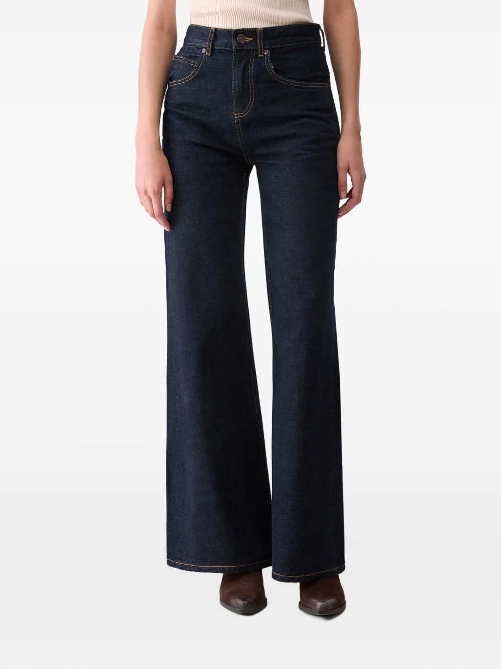 LIU JO Flared jeans met bandana Blauw