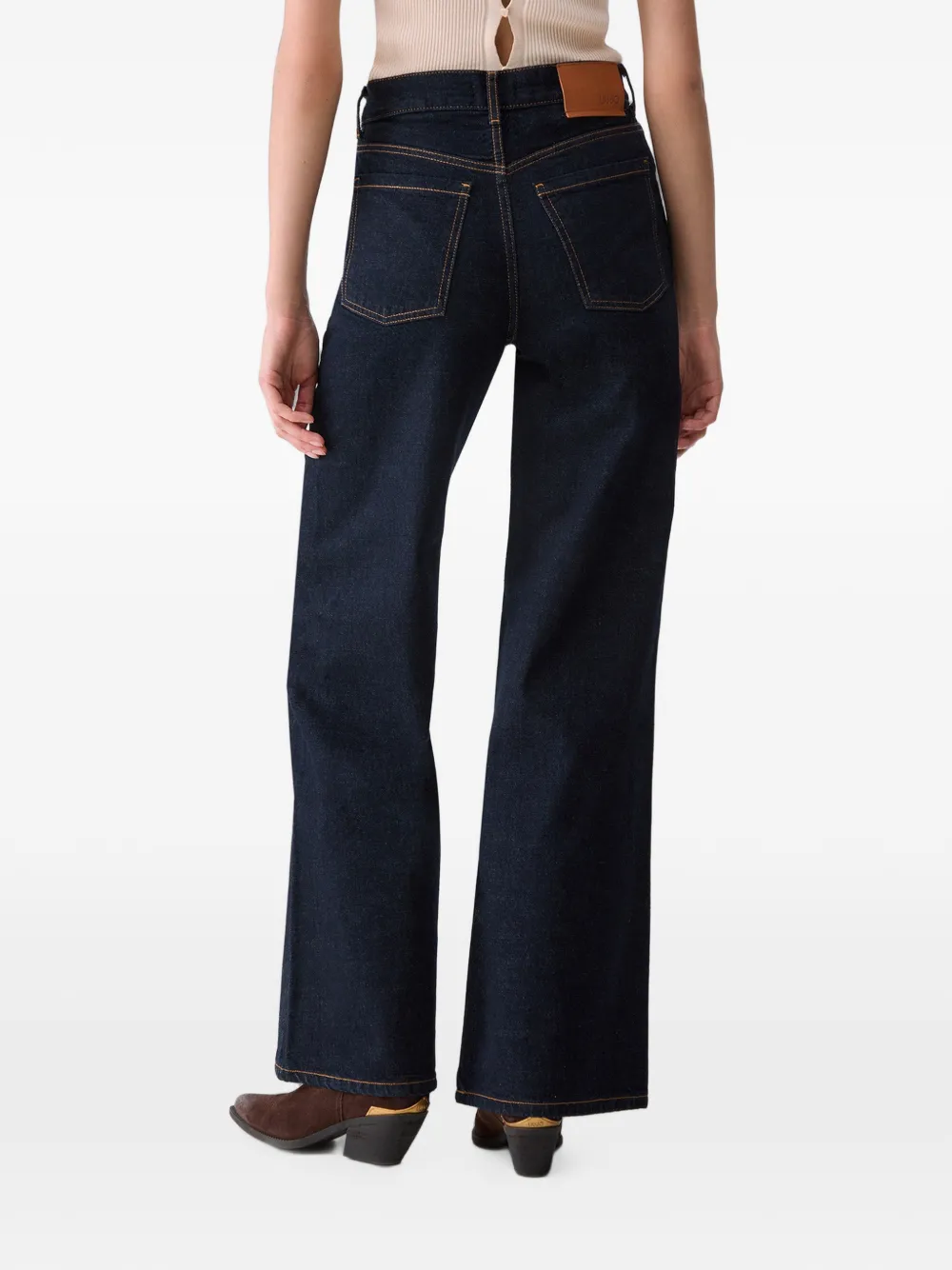 LIU JO Flared jeans met bandana Blauw