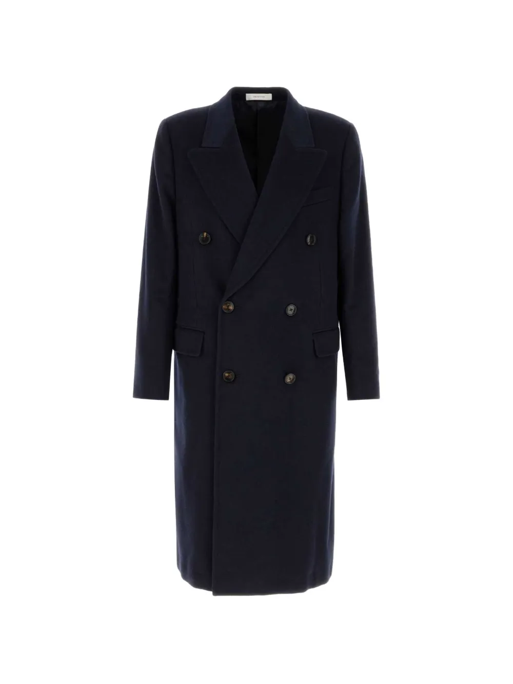 Umit Benan double-breasted cashmere coat - Blau