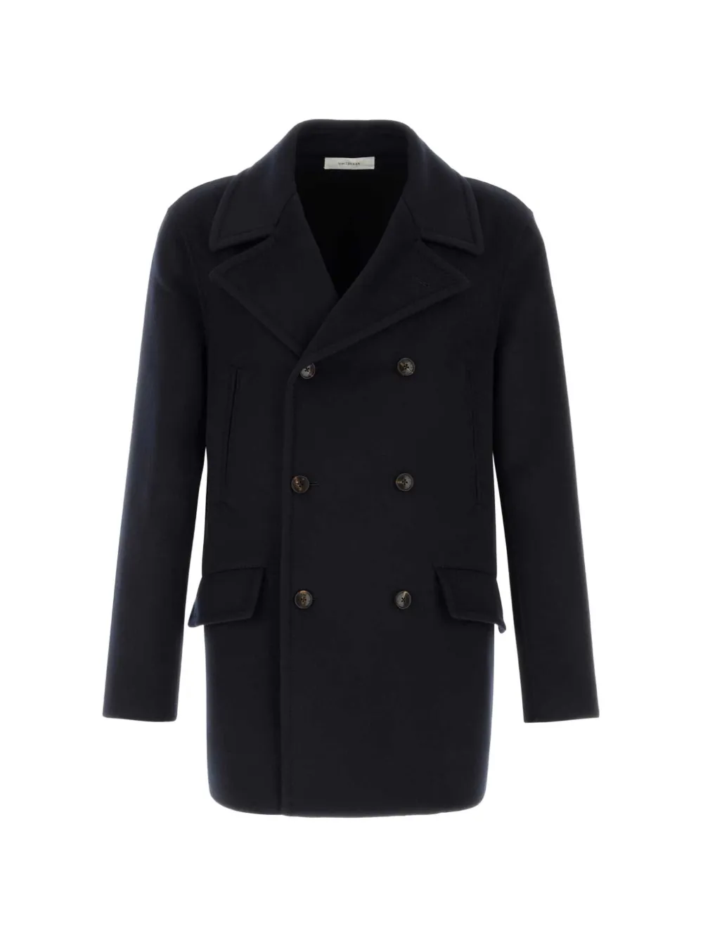 Umit Benan The Good Men double-breasted coat - Blau