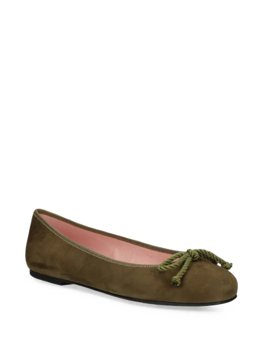 Pretty Ballerinas Rosario suede ballet flats Groen