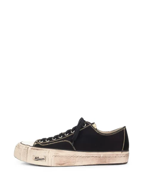 visvim distressed-effect lace-up sneakers