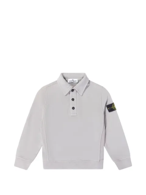 Stone Island Junior polo con parche del logo