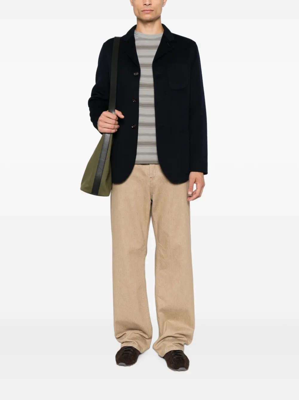 ASPESI Dieter blazer met enkele rij knopen Blauw