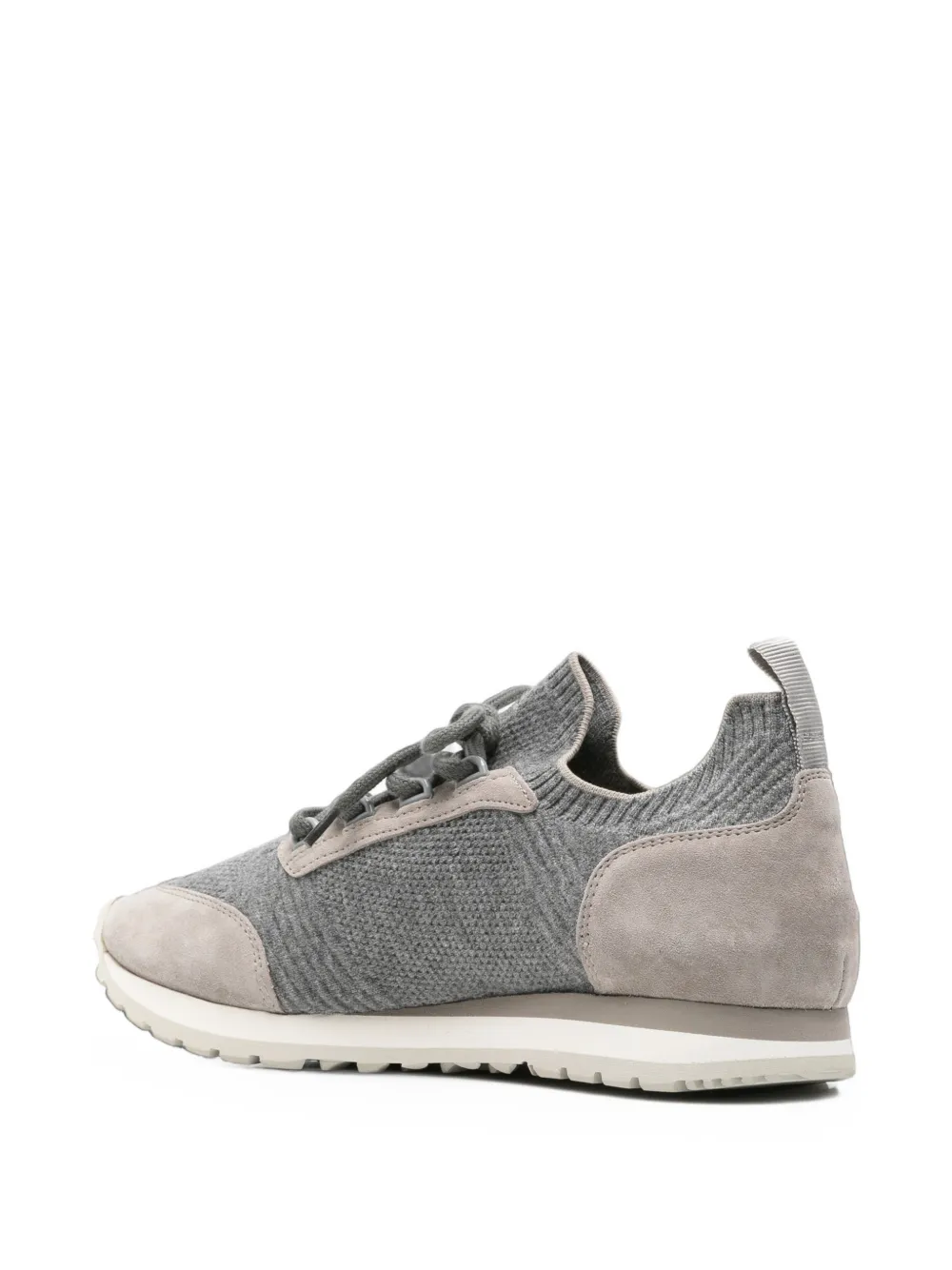 Eleventy panelled knit sneakers Grijs