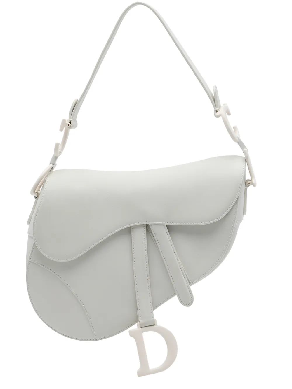 Christian Dior Pre-Owned 2020 mittelgroße Ultra Matte Schultertasche aus Kalbsleder - Weiß