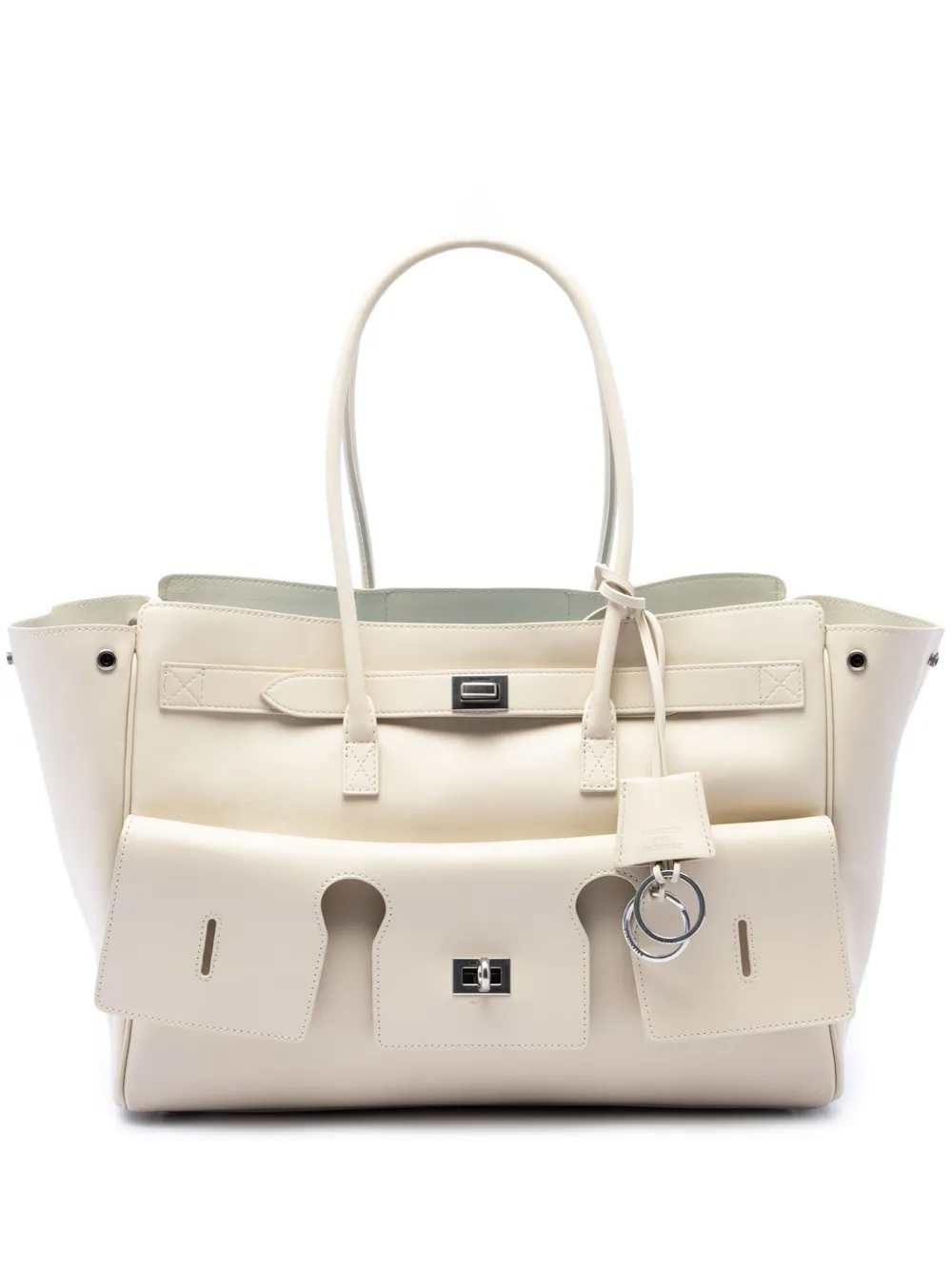 Balenciaga Pre-Owned 2011 Medium Smooth Calfskin Bel Air Carry All tote bag - Weiß