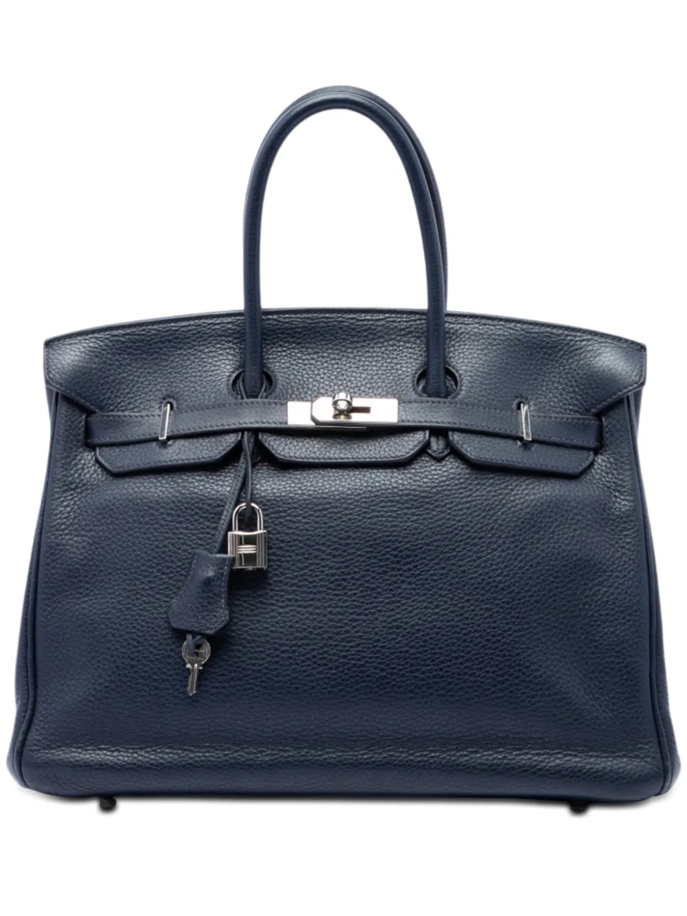 Hermès Pre-Owned Borsa a mano Birkin Retourne 35 in pelle Togo 1997-2014 - Blu