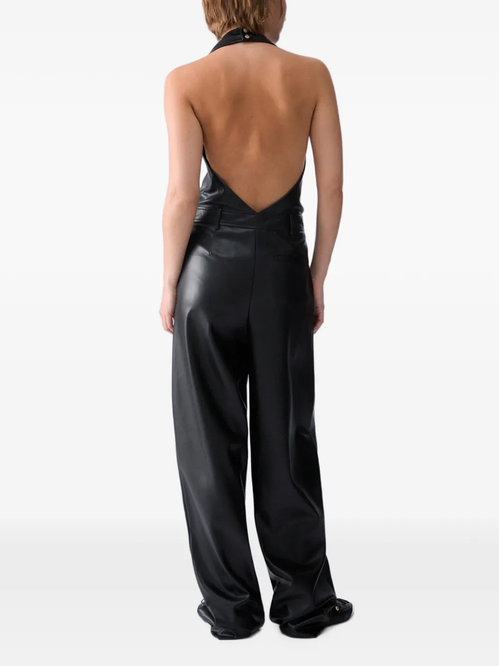 LIU JO Jumpsuit van gecoate stof Zwart