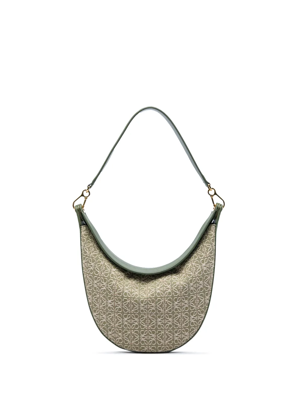 Loewe Pre-Owned 2022 Anagram Canvas Luna hobo bag - Grün