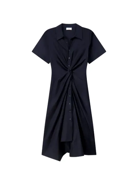 A.L.C. vestido camisero midi Ana con detalle retorcido
