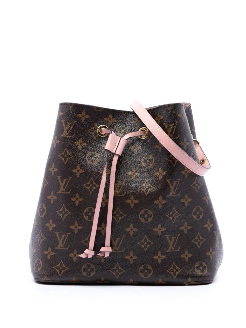 Louis Vuitton Pre-Owned 2019 Monogram Neonoe MM bucket bag - Marrone