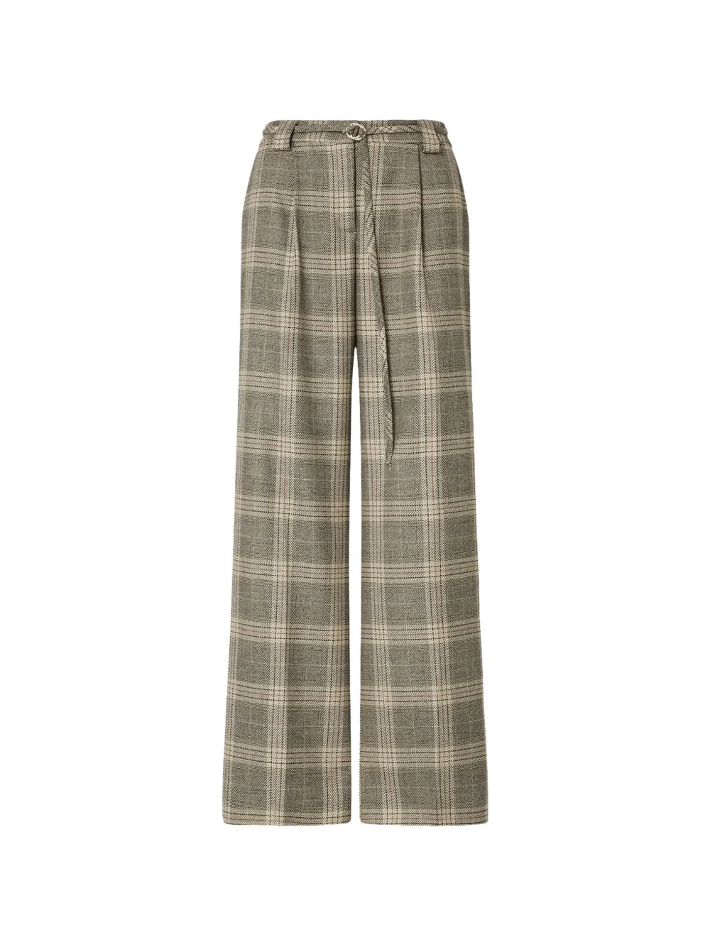 LIU JO palazzo pants with belt - Grigio