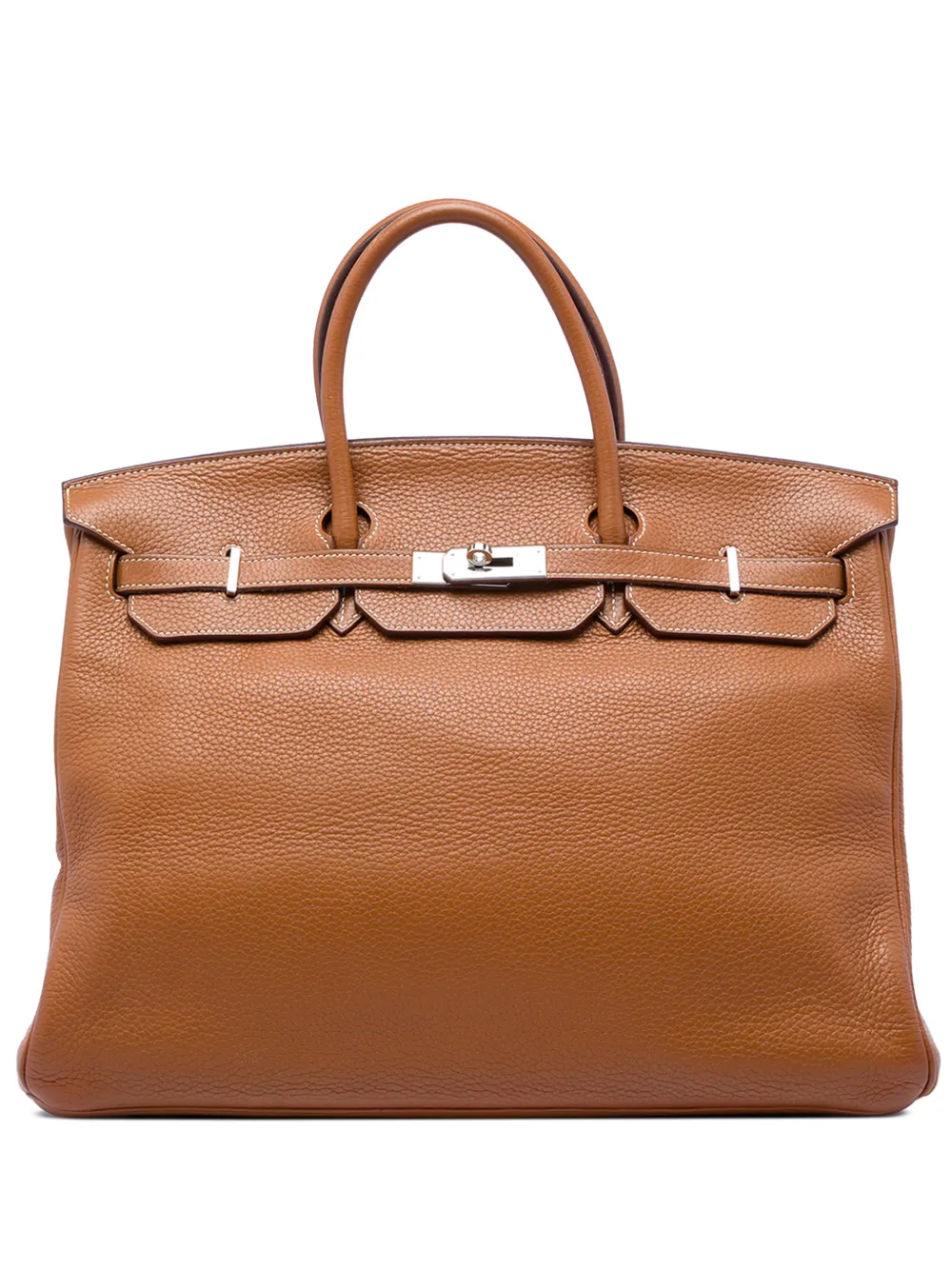 Hermès Pre-Owned 2009 Clemence Birkin Retourne Handtasche 40cm - Braun