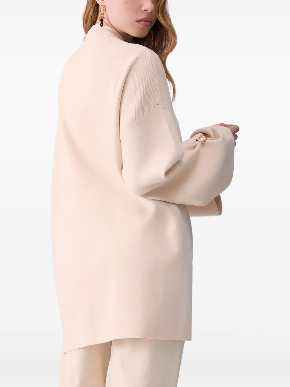 LIU JO Vest met sierknopen Beige