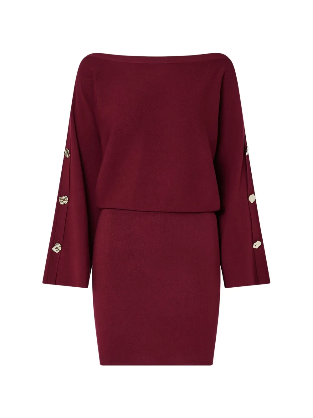 LIU JO short dress with jewel buttons - Rosso