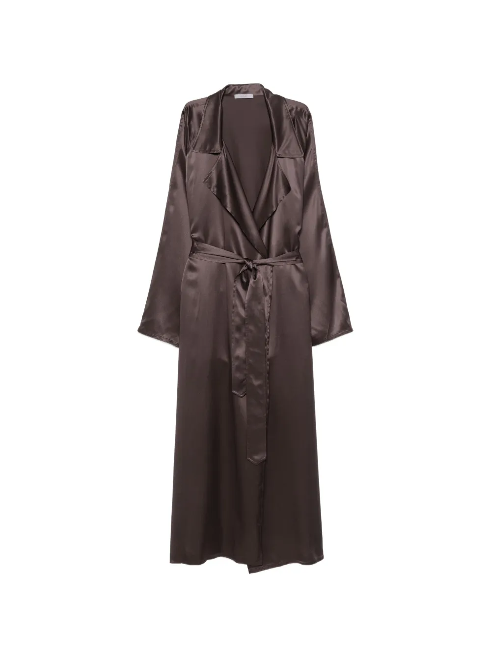 Dušan Belted Coat In Black