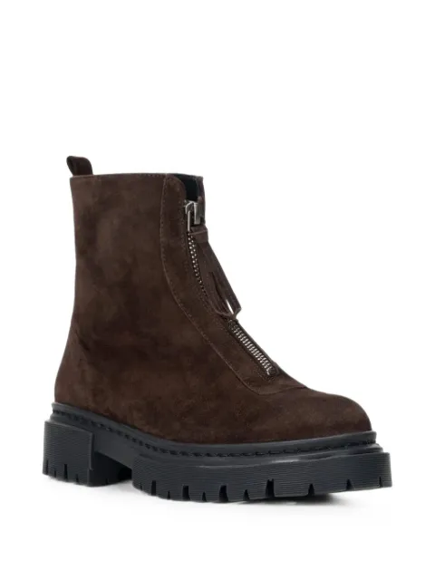 STAUD Miles zip-front ankle boots