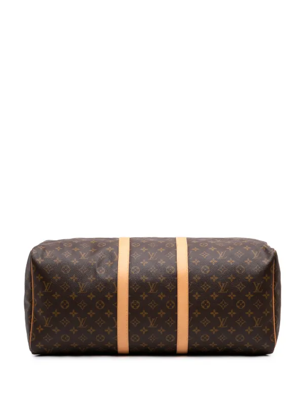 LOUIS VUITTON モノグラム ボストンバッグ55 Louis Vuitton Pre-Owned 2017 モノグラム キーポル 55 ボストンバッグ