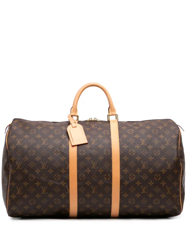 Louis Vuitton モノグラム ボストンバッグサイズ55 Louis Vuitton Pre-Owned 2017 モノグラム キーポル 55 ボストンバッグ