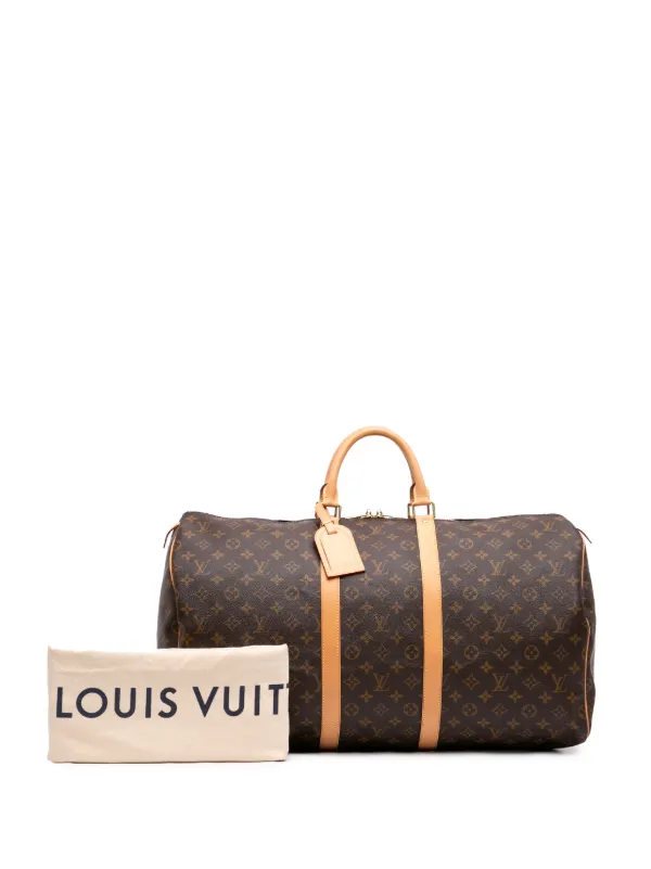Louis Vuitton Pre-Owned 2017 モノグラム キーポル 55 ボストンバッグ