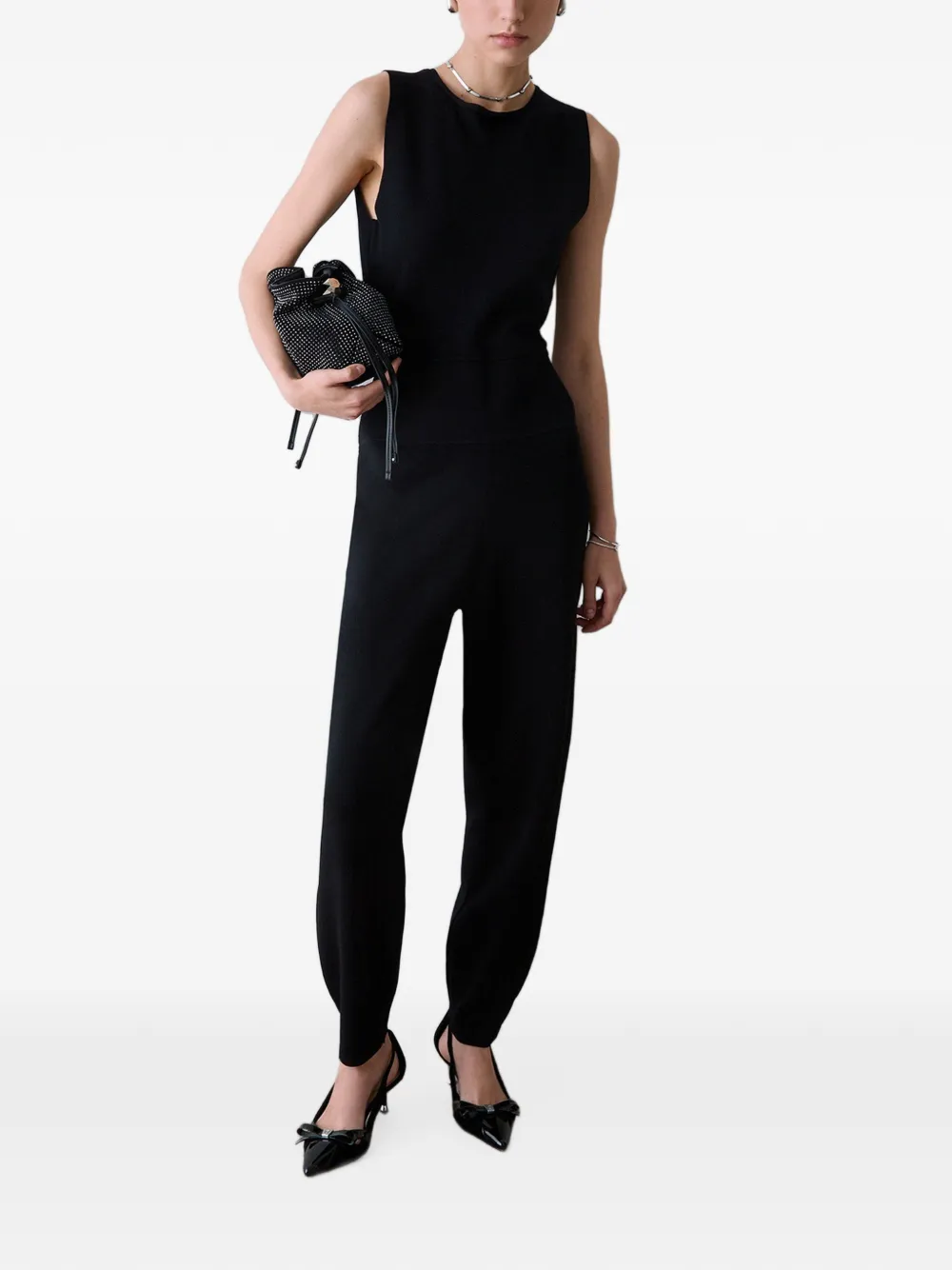 LIU JO Gebreide jumpsuit Zwart