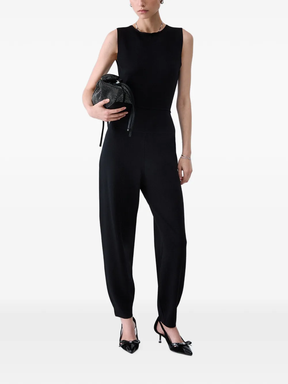 LIU JO Gebreide jumpsuit Zwart