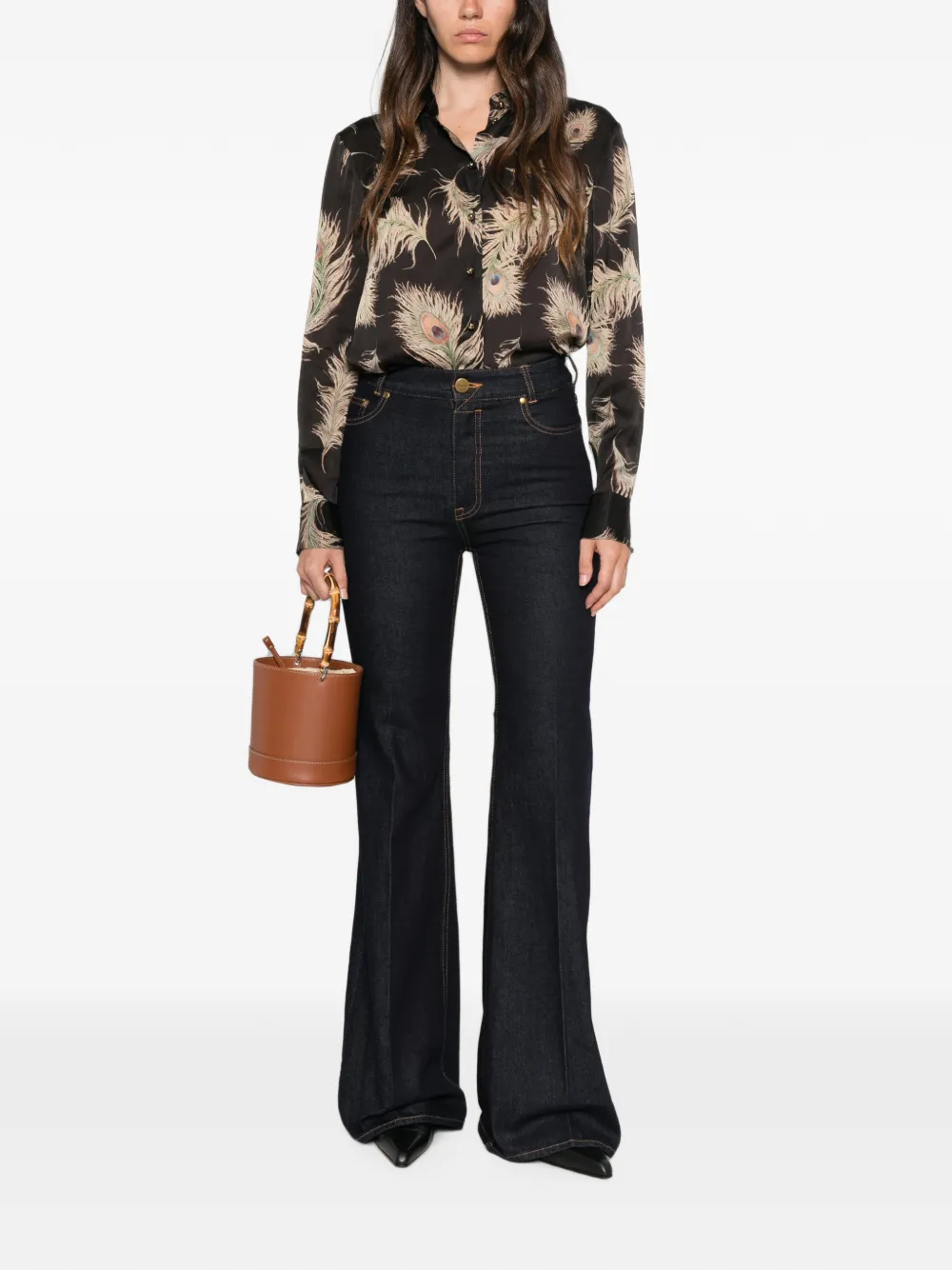 ZIMMERMANN High waist jeans Blauw