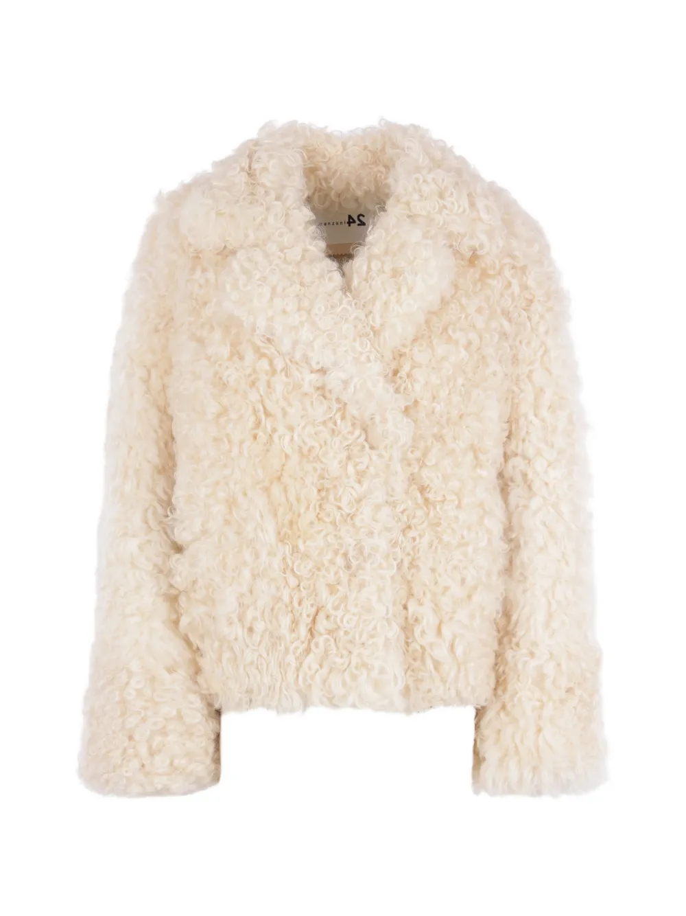 Manzoni 24 shearling single-breasted jacket
