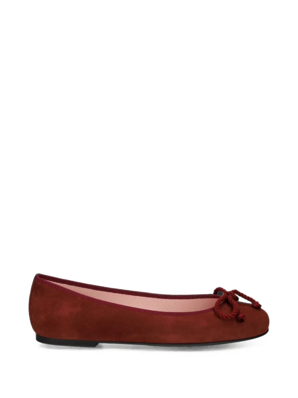 Pretty Ballerinas Rosario suede ballet flats - Rosso