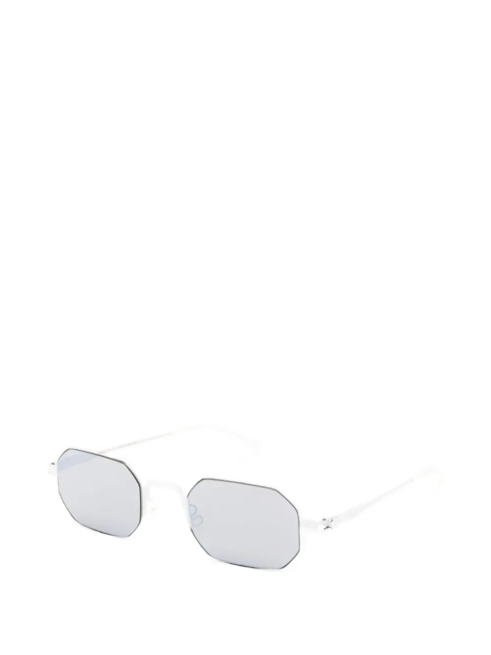 Mykita Studio 15.1 zonnebril met geometrisch montuur Zilver